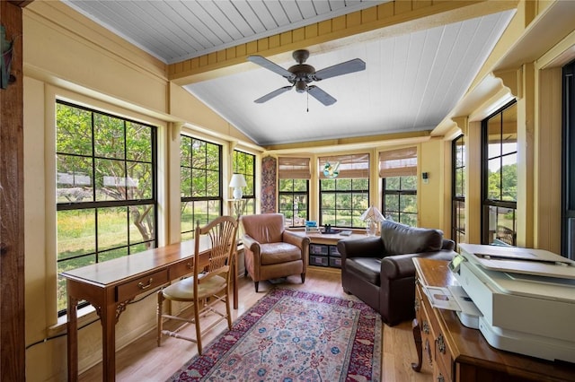 10908 Slaughter Creek Dr, Austin, TX 78748 - sunroom / solarium with wood finished floors and wooden ceiling