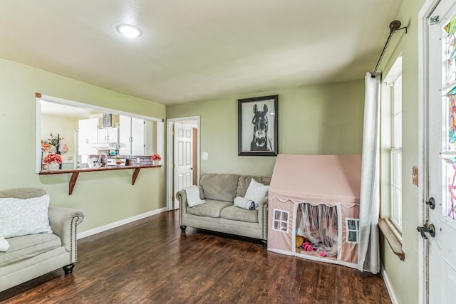 116 Hokanson Rd, Del Valle, TX 78617 - living area with wood finished floors and recessed lighting