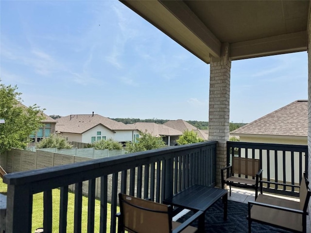 1162 Thicket Ln, New Braunfels, TX 78132 - balcony with a residential view
