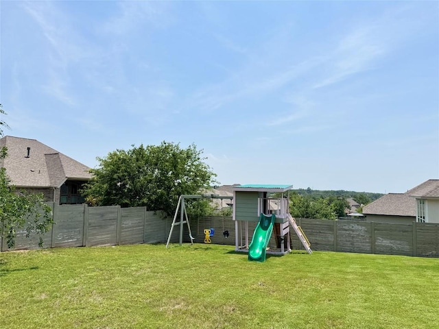 1162 Thicket Ln, New Braunfels, TX 78132 - view of yard featuring a playground