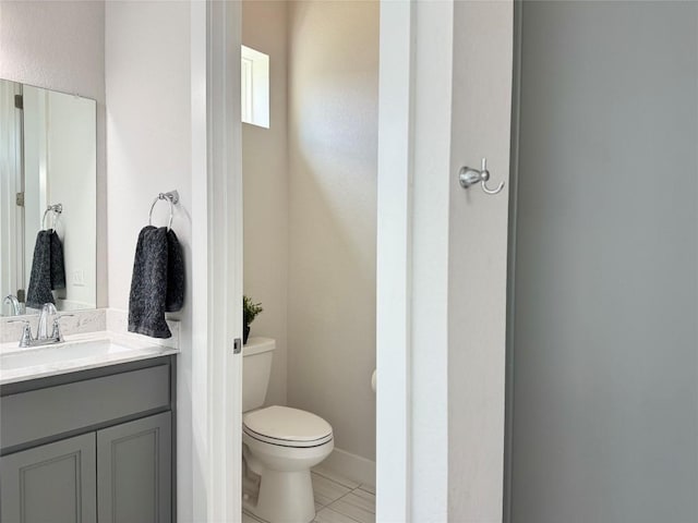 1162 Thicket Ln, New Braunfels, TX 78132 - bathroom featuring vanity and toilet