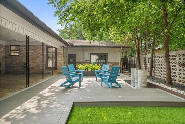 1254 S Church St, Georgetown, TX 78626 - view of deck