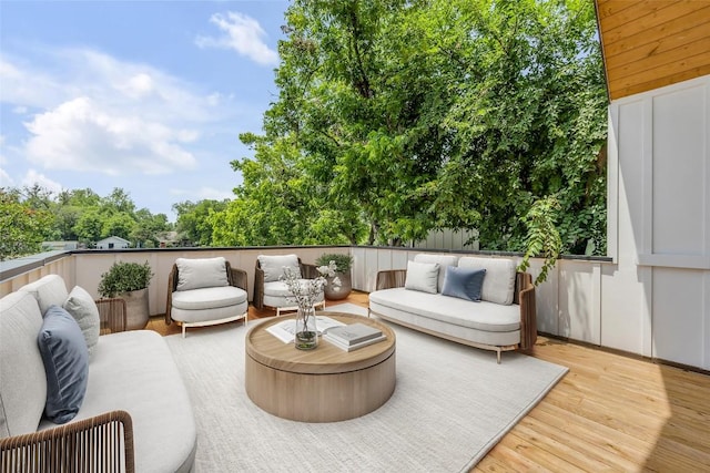 3409 Neal St Unit 2, Austin, TX 78702 - wooden terrace with an outdoor living space