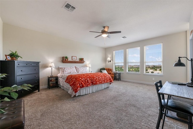 152 Baretta Loop, Buda, TX 78610 - carpeted bedroom with baseboards and a ceiling fan