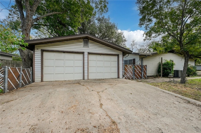 1408 Kent St, Taylor, TX 76574 - detached garage featuring fence