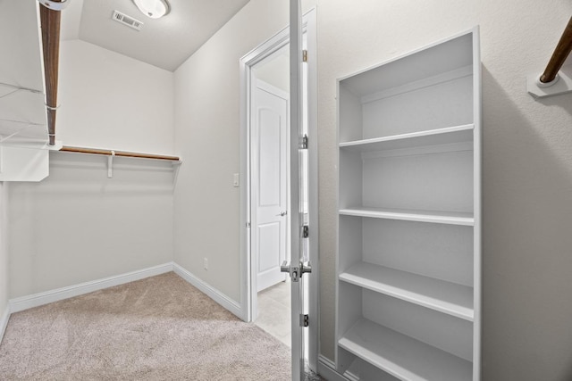 316 Barrel Bnd, Georgetown, TX 78628 - walk in closet with carpet flooring and lofted ceiling