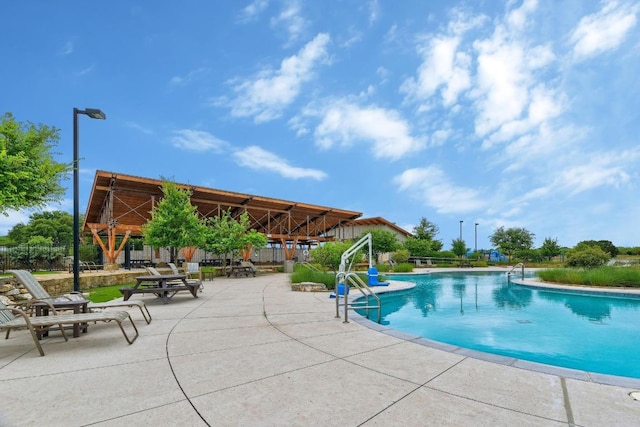 316 Barrel Bnd, Georgetown, TX 78628 - community pool with a patio