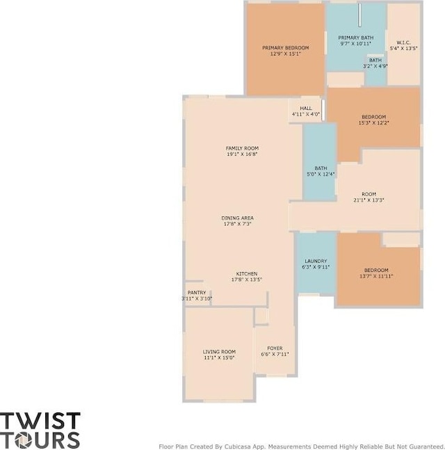316 Barrel Bnd, Georgetown, TX 78628 - view of floor plan / room layout