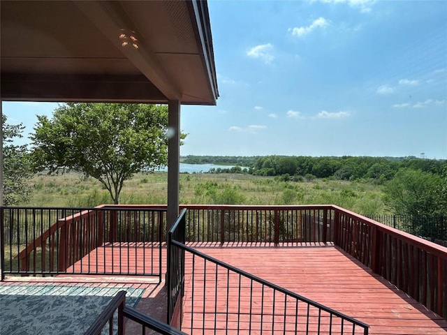 670 Covent Dr, Kyle, TX 78640 - deck featuring a water view