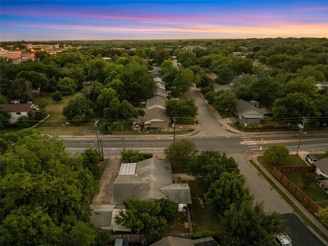 6309 Middleham Pl, Austin, TX 78745 - aerial view at dusk