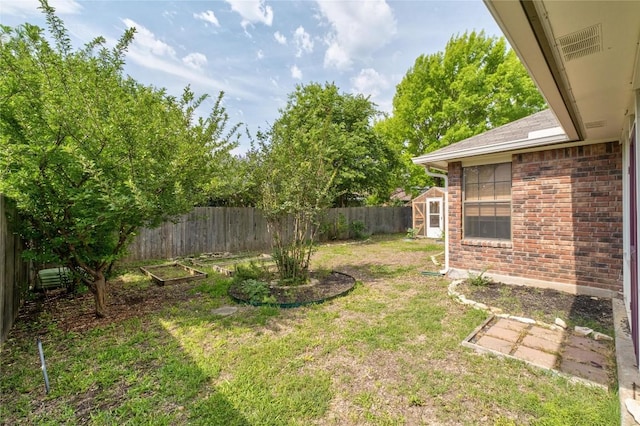2317 Sycamore Trl, Round Rock, TX 78664 - fenced backyard with a storage unit