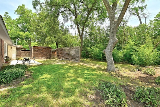 6209 Peggy St, Austin, TX 78723 - view of yard featuring a patio area