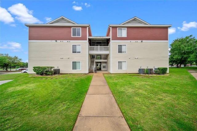 517 SW Pkwy Unit 104, College Station, TX 77840 - view of property with stairs and central air condition unit