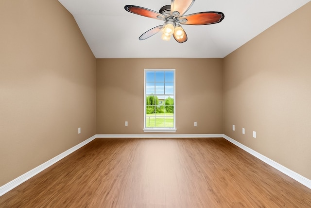 5012 Wildflower Ln, Temple, TX 76502 - spare room with wood finished floors and a ceiling fan