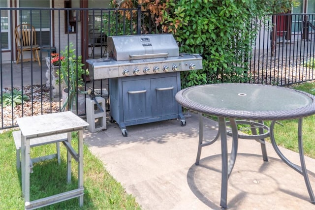 5601 Woodrow Ave Unit 109, Austin, TX 78756 - view of patio with fence