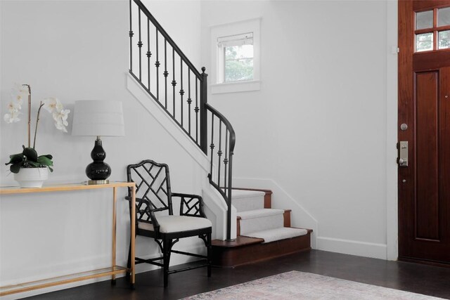 5607 Roosevelt Ave, Austin, TX 78756 - entrance foyer featuring stairway and healthy amount of natural light