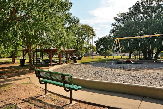 16914 Dorman Dr, Round Rock, TX 78681 - community playground featuring a gazebo