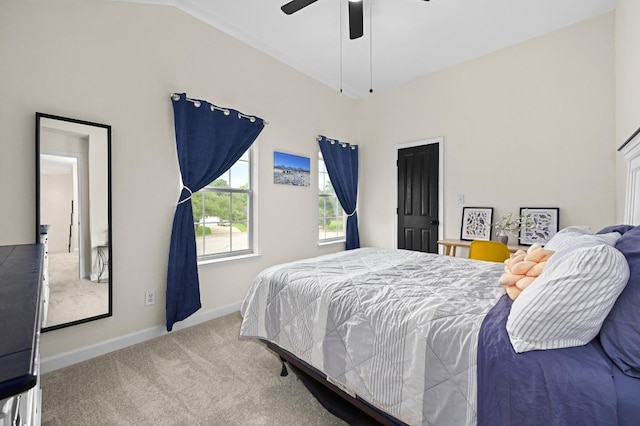 605 Galway Bay Cv, Pflugerville, TX 78660 - carpeted bedroom featuring baseboards and ceiling fan
