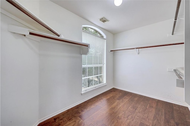 3831 Epperson Trl, Austin, TX 78732 - walk in closet with wood finished floors