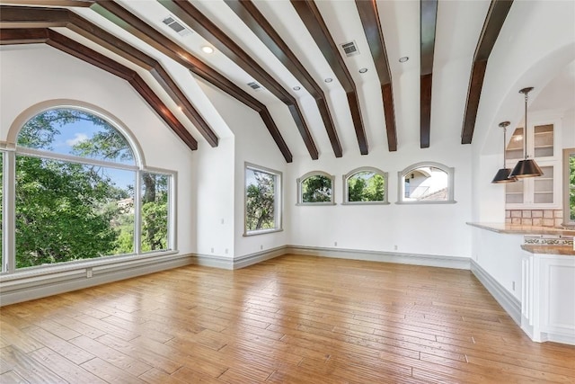 16010 Canard Cir, Austin, TX 78734 - unfurnished living room with light wood-style flooring and baseboards