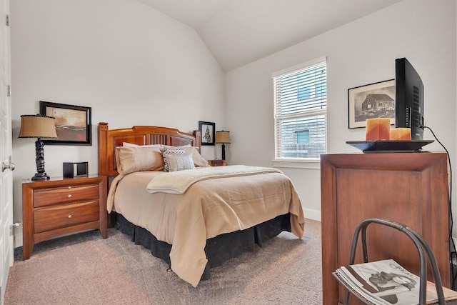 321 Millard St, Georgetown, TX 78628 - bedroom with carpet floors and vaulted ceiling