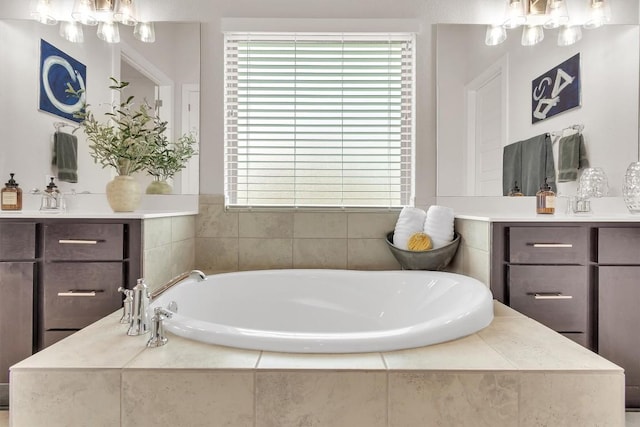 321 Millard St, Georgetown, TX 78628 - bathroom featuring a bath and vanity