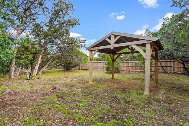 20603 Ridgeview Rd, Lago Vista, TX 78645 - view of yard featuring a gazebo