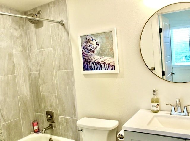 24701 Martin Ln, Spicewood, TX 78669 - full bathroom featuring vanity and shower / washtub combination