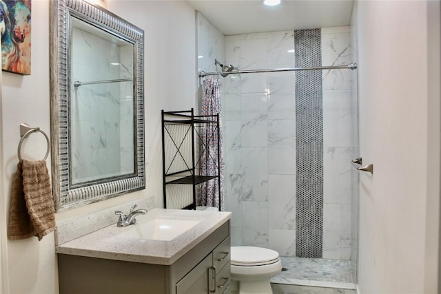 24701 Martin Ln, Spicewood, TX 78669 - full bath with vanity and a marble finish shower
