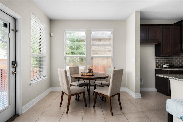5517 Brady Bayou Cv, Austin, TX 78738 - dining area featuring light tile patterned flooring