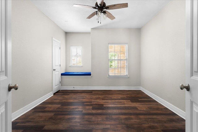 5517 Brady Bayou Cv, Austin, TX 78738 - unfurnished room featuring wood finished floors and ceiling fan