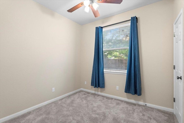 2502 Nightshade Dr, Cedar Park, TX 78613 - carpeted empty room with a ceiling fan and baseboards