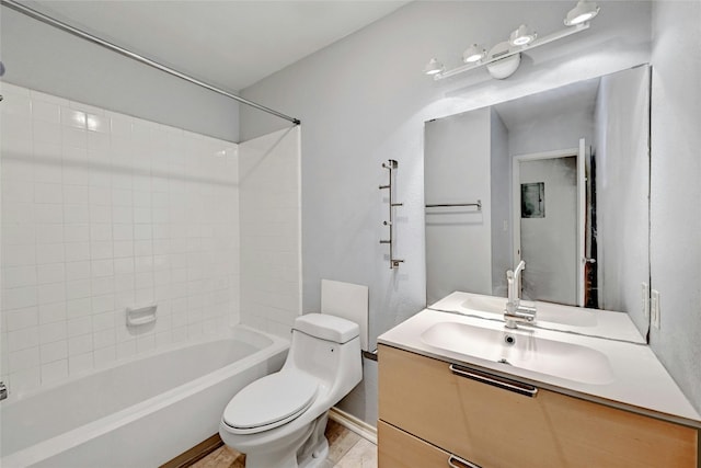 1202 Thorpe Ln Unit 508, San Marcos, TX 78666 - bathroom with vanity and bathtub / shower combination