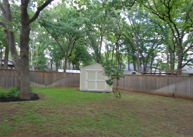 4003 Wyman Cv, Round Rock, TX 78681 - fenced backyard with a storage unit