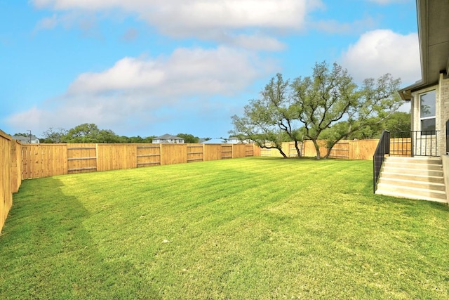 view of yard