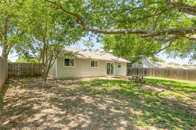 16213 Malden Dr, Pflugerville, TX 78660 - rear view of house with a fenced backyard