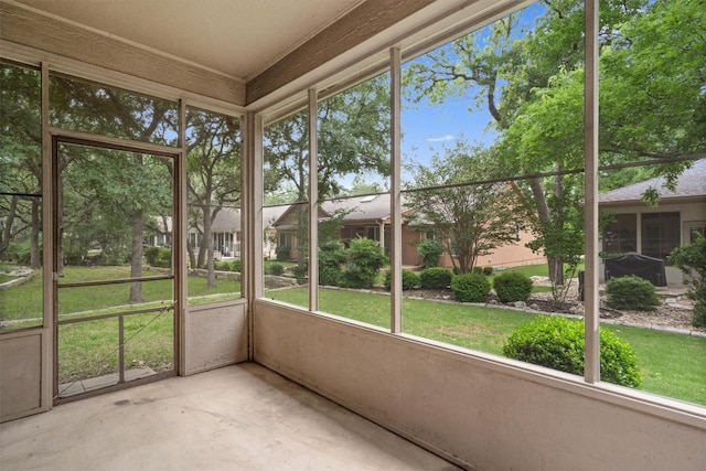 106 Ranch House Cv, Georgetown, TX 78633 - view of unfurnished sunroom