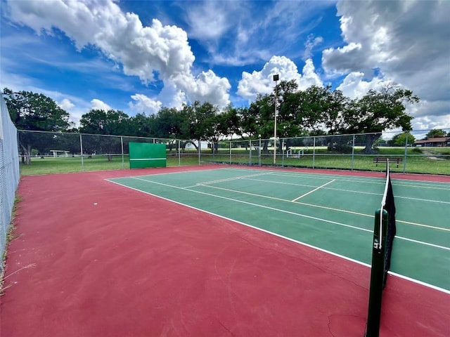 1127 Greenhill Dr, Canyon Lake, TX 78133 - view of tennis court with community basketball court
