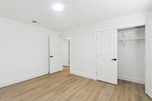 12127 Cabana Ln, Austin, TX 78727 - unfurnished bedroom featuring light wood-type flooring and a closet