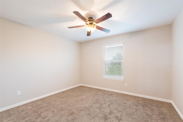 217 Orchard Hill Trl, Buda, TX 78610 - carpeted empty room featuring baseboards and ceiling fan