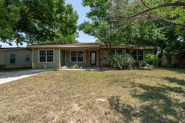 1203 Haynes St, San Marcos, TX 78666 - view of ranch-style house