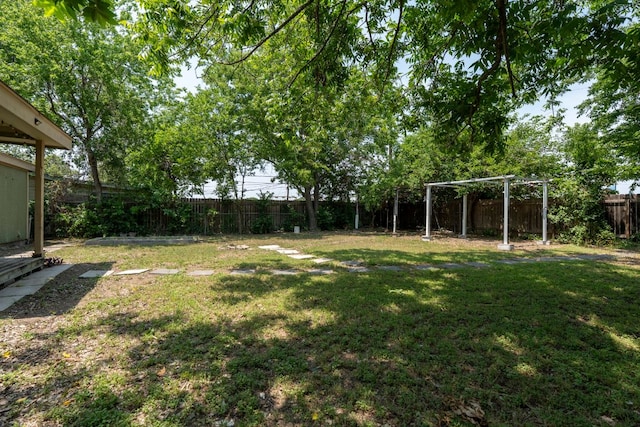 1203 Haynes St, San Marcos, TX 78666 - view of fenced backyard
