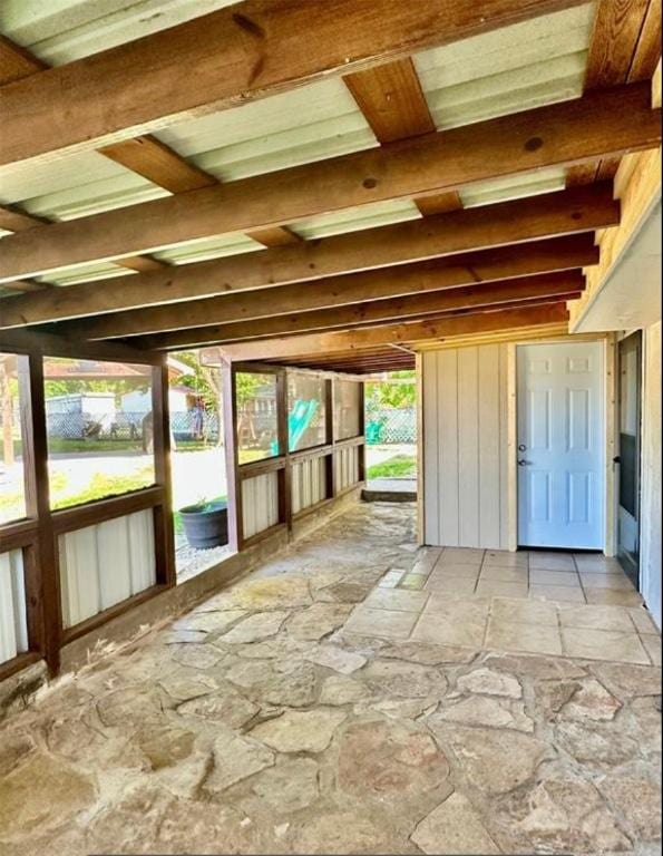 101 Byrne St, Smithville, TX 78957 - unfurnished sunroom with plenty of natural light