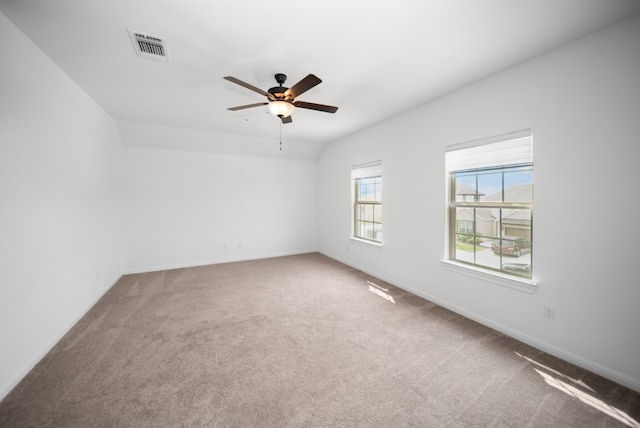 3437 Jaulan St, Leander, TX 78641 - carpeted empty room featuring ceiling fan and baseboards
