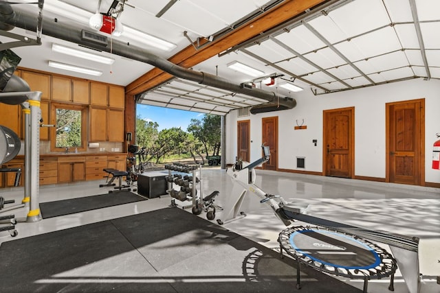11949 Overlook Pass, Austin, TX 78738 - garage with baseboards