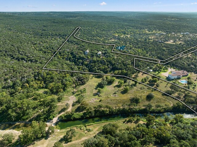 11949 Overlook Pass, Austin, TX 78738 - view of property location with property boundaries highlighted and a forest