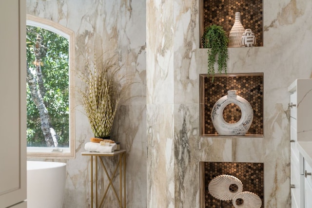 11949 Overlook Pass, Austin, TX 78738 - bathroom featuring a freestanding bath