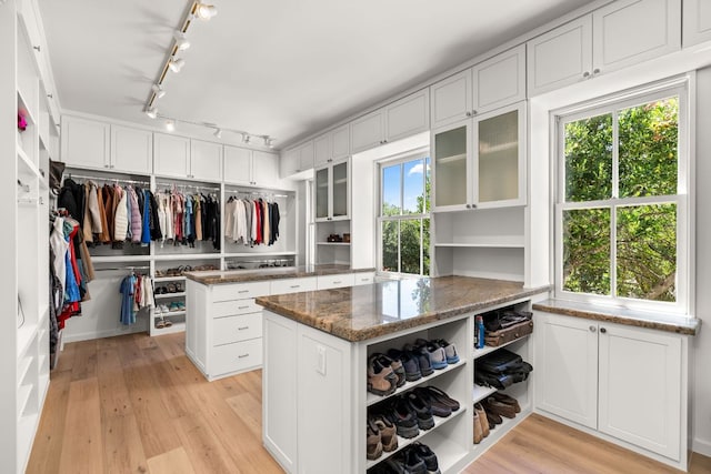 11949 Overlook Pass, Austin, TX 78738 - walk in closet featuring light wood finished floors