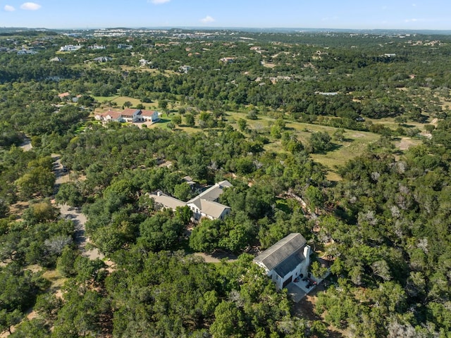 11949 Overlook Pass, Austin, TX 78738 - aerial overview of property's location with a heavily wooded area
