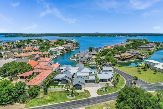 116 Wennmohs Pl, Horseshoe Bay, TX 78657 - aerial view of residential area with a nearby body of water